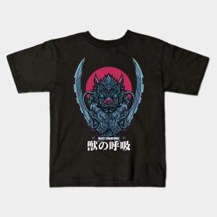 Inosuke Beast Breathing Fanart Kids T-Shirt